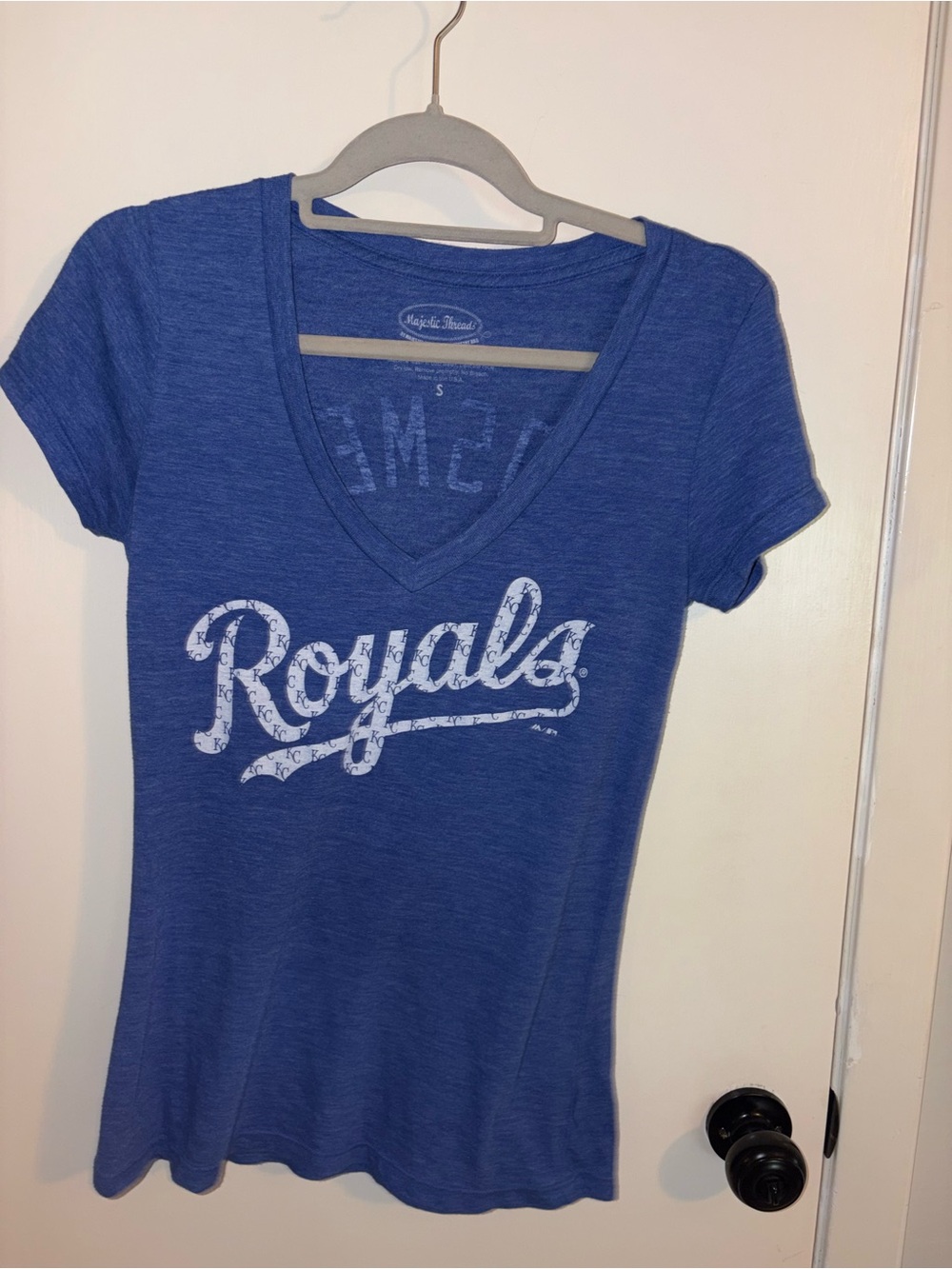 Women's Royals Hosmer V-Neck Tee - Blue